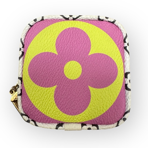 LOUIS VUITTON Monogram Giant Porte Monet Cube Coin Purse / Keychain - Picture 6 of 14